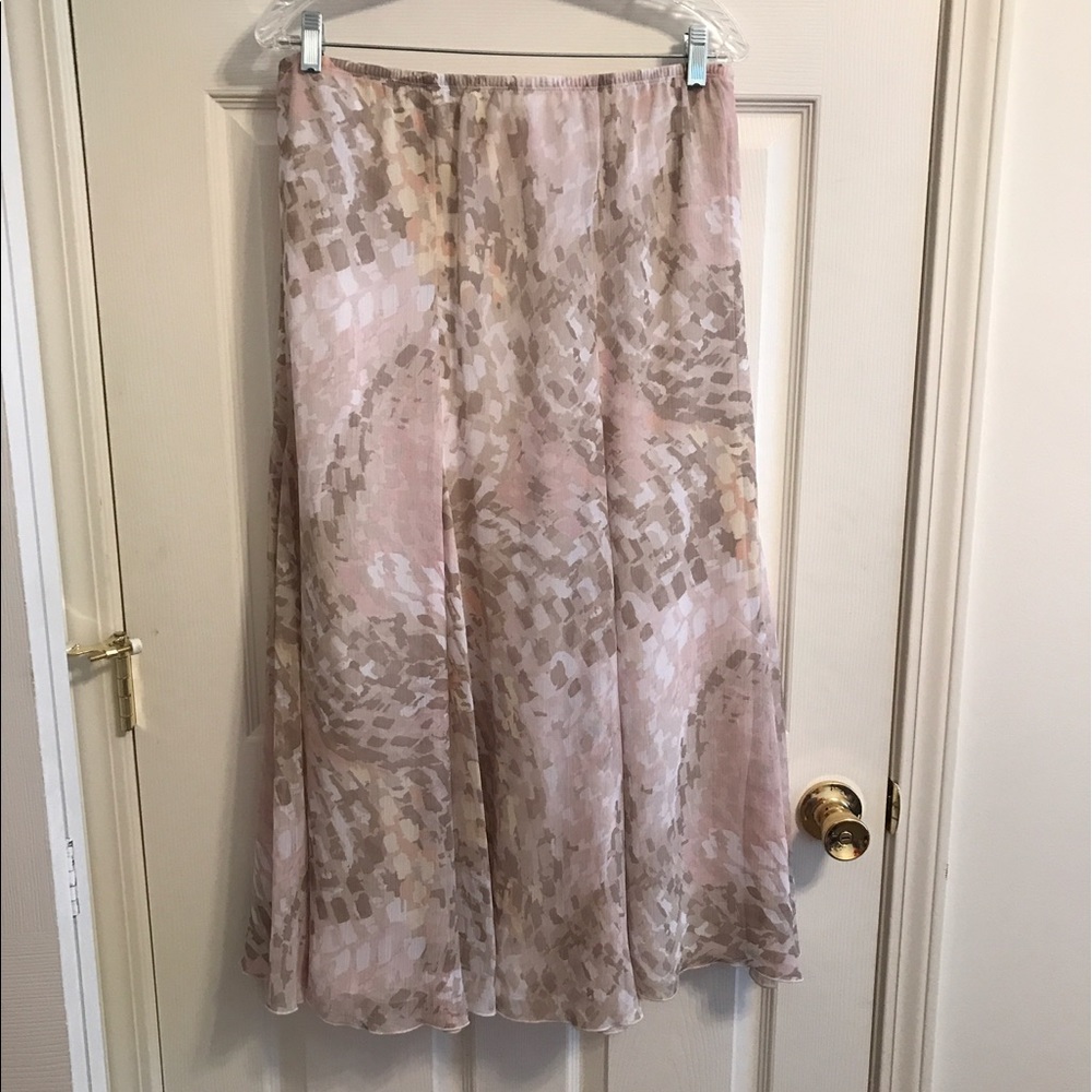 Ruby Rd. | Print Skirt | Size 12 | Pull-On Layered Print EUC
